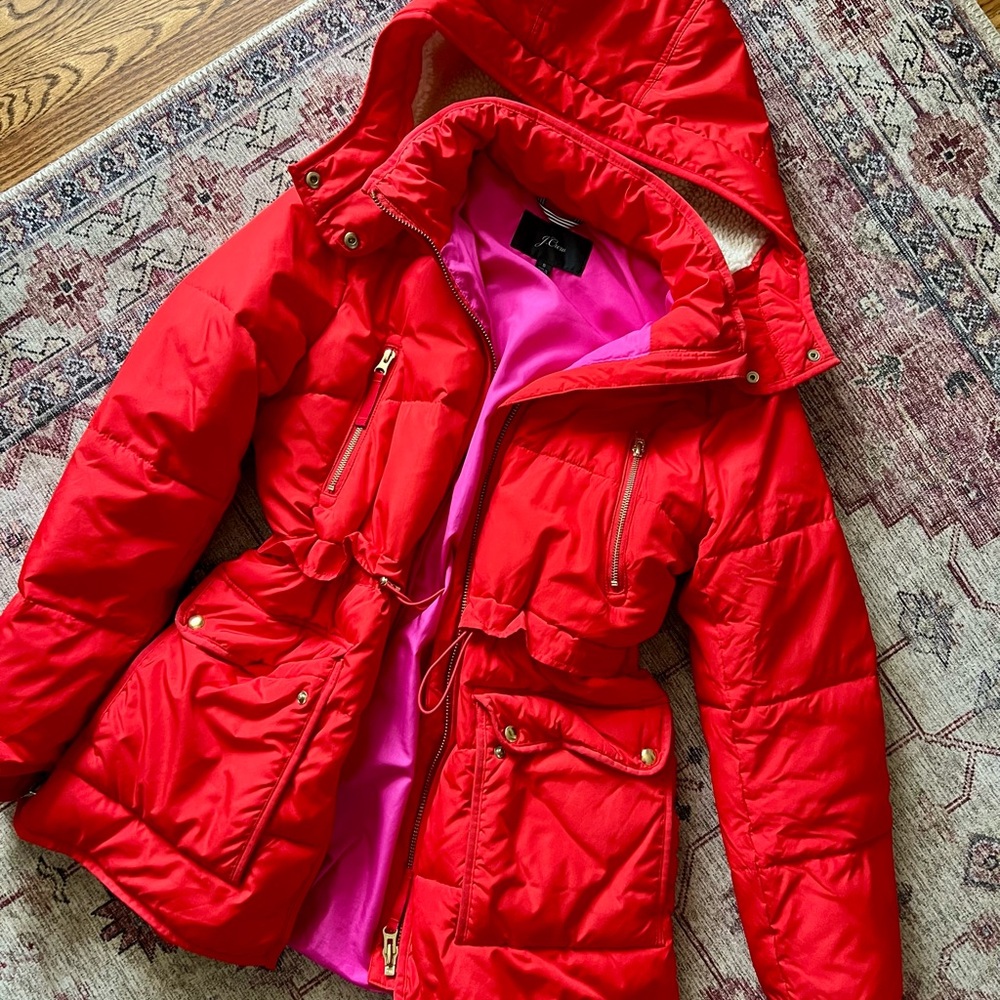 J. Crew Puffer Coat Size S
